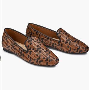 EUC Birdies Starling Cognac Basketweave Woven